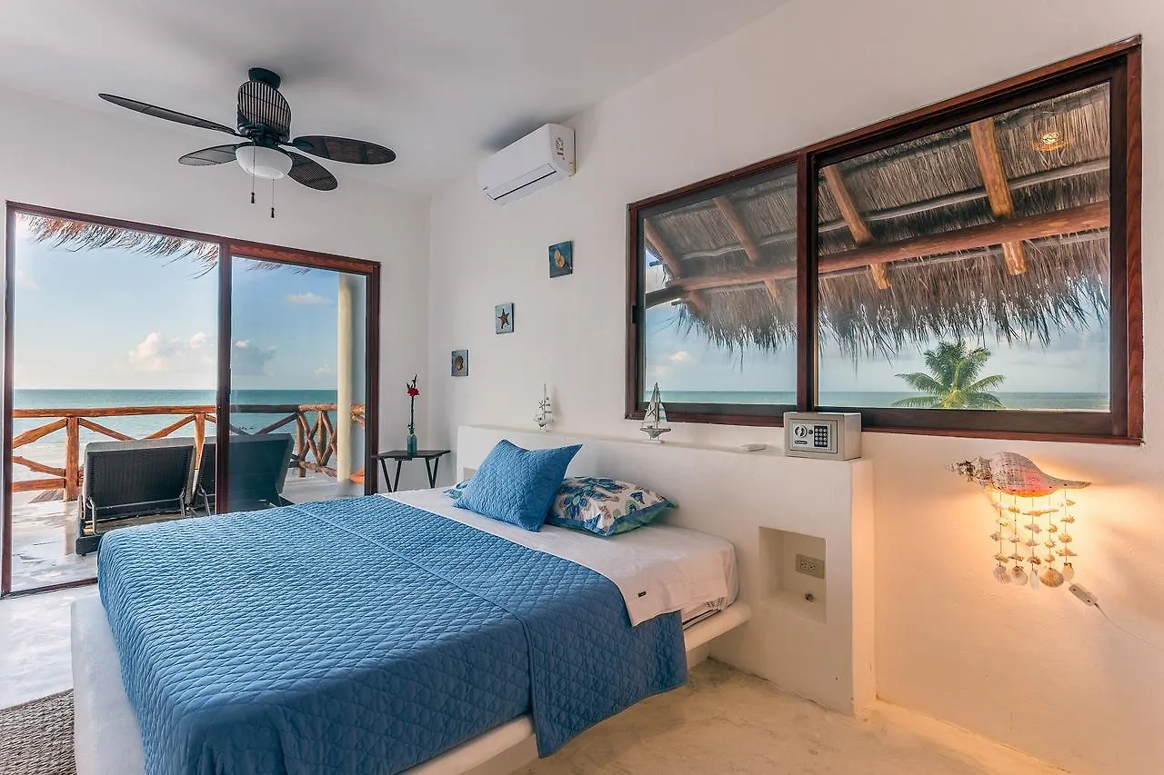 Casa Libelula Beach Front 호텔 홀박스아일랜드 멕시코