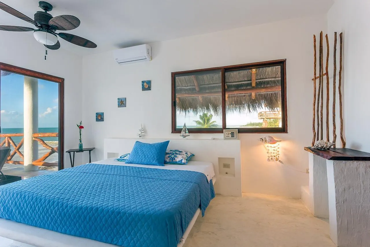 Casa Libelula Beach Front 호텔 홀박스아일랜드